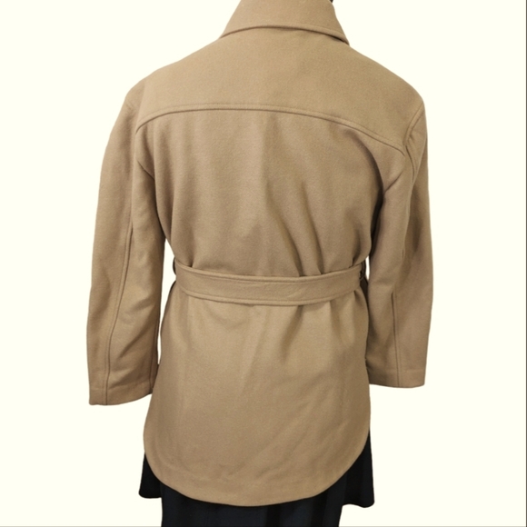 Aritzia Wilfred Front Pocket Belted Rialto Caramel Shirt Jacket ..Size Small - Picture 2 of 10